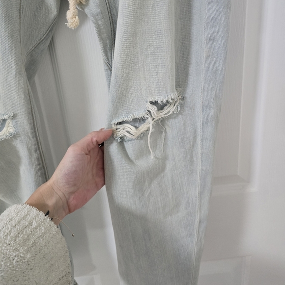 OneTeaspoon Shabbies Low Rise Dropped Crotch Jeans Size M - Picture 3 of 7